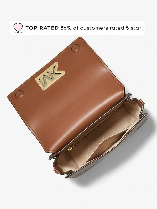 Michael Kors Dark Brown Crossbody Bag - Picture 5 of 8